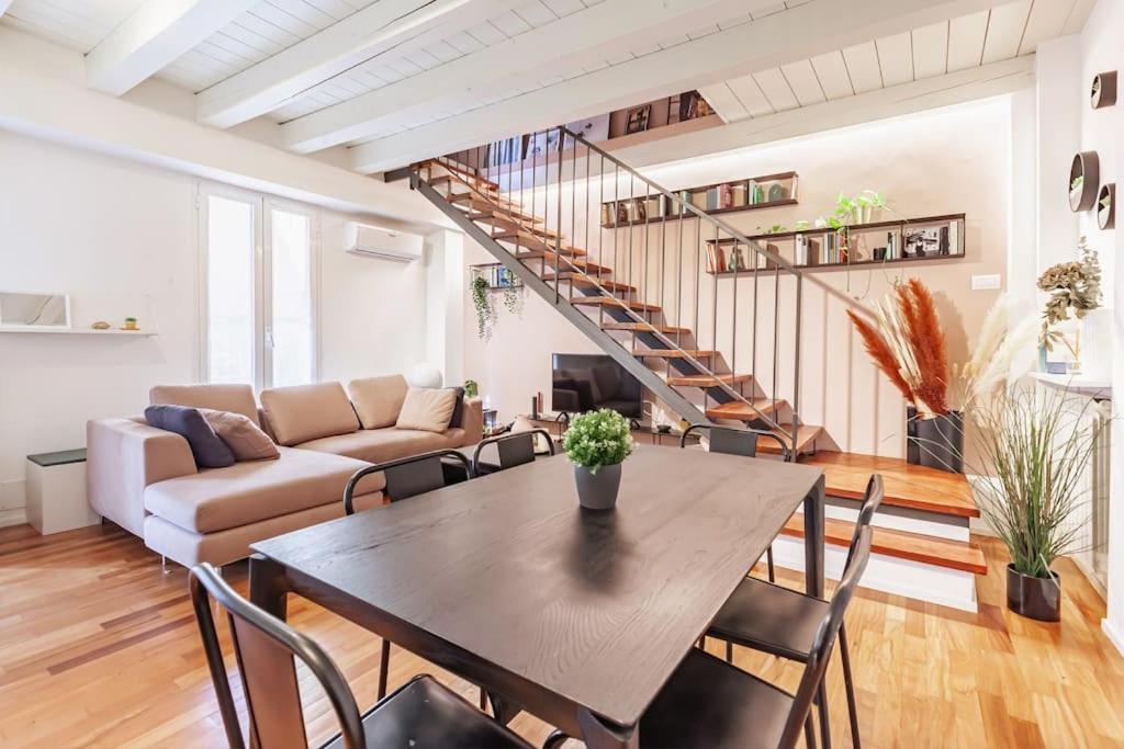 Elegante Loft Su 2 Piani A 5 Minuti Da San Siro Apartment Milan Exterior photo